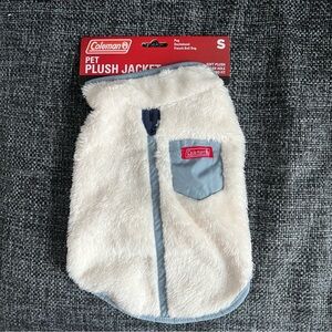 NWT Coleman Pet Plush Jacket Size Small